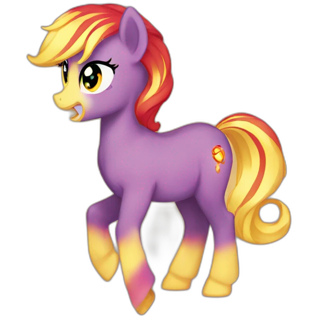 Sunset shimmer pony emoji