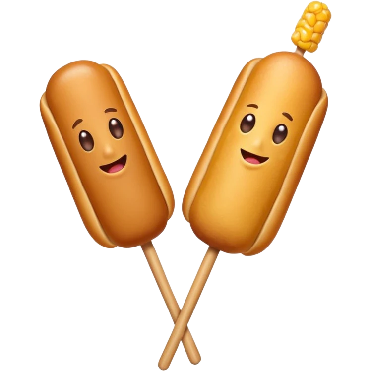 corn dog  emoji