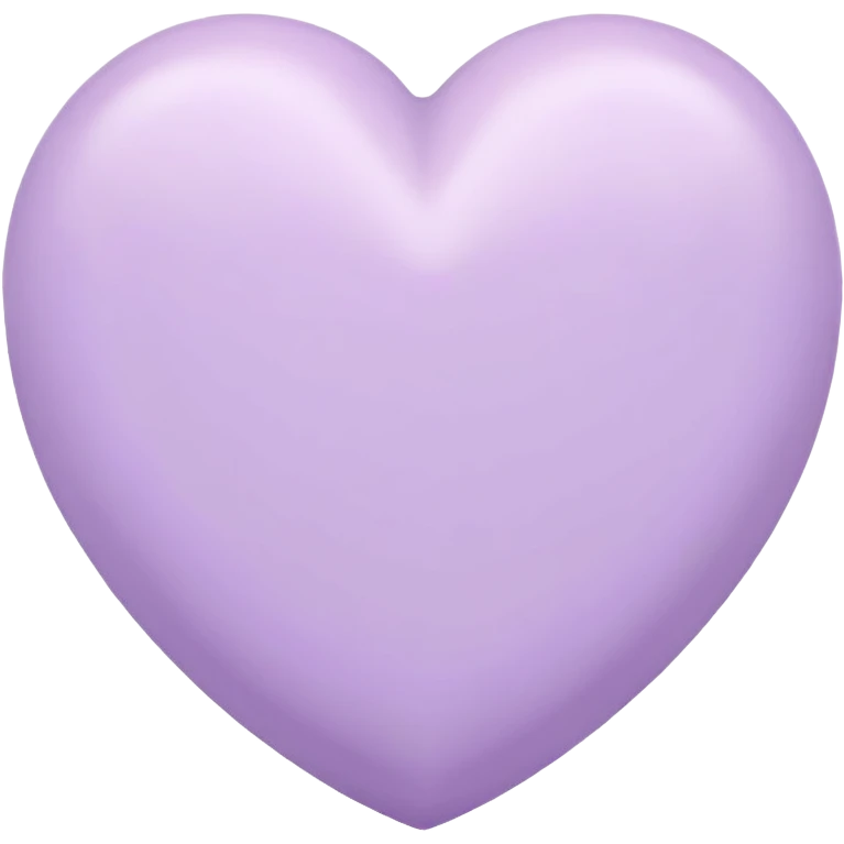 lilac pastel heart emoji