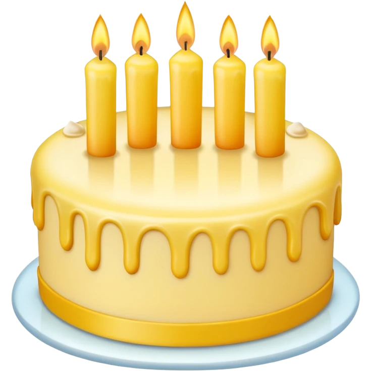 yellow birthday emoji