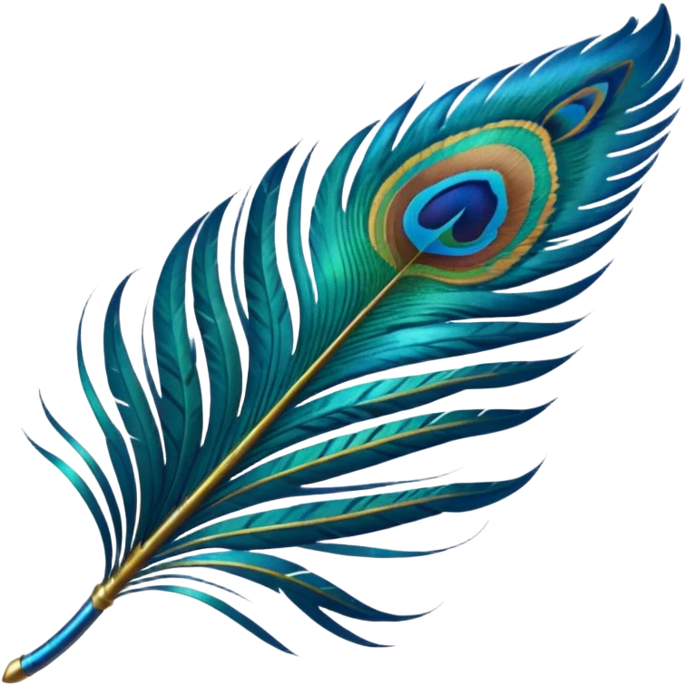 create a single peacock feather emoji just like whaatsapp emojis emoji