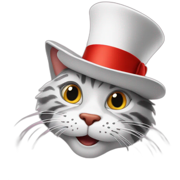 the cat in the hat emoji