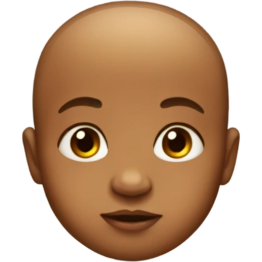 Big headed baby emoji