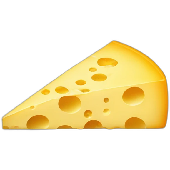 cheese that eats other cheese emoji