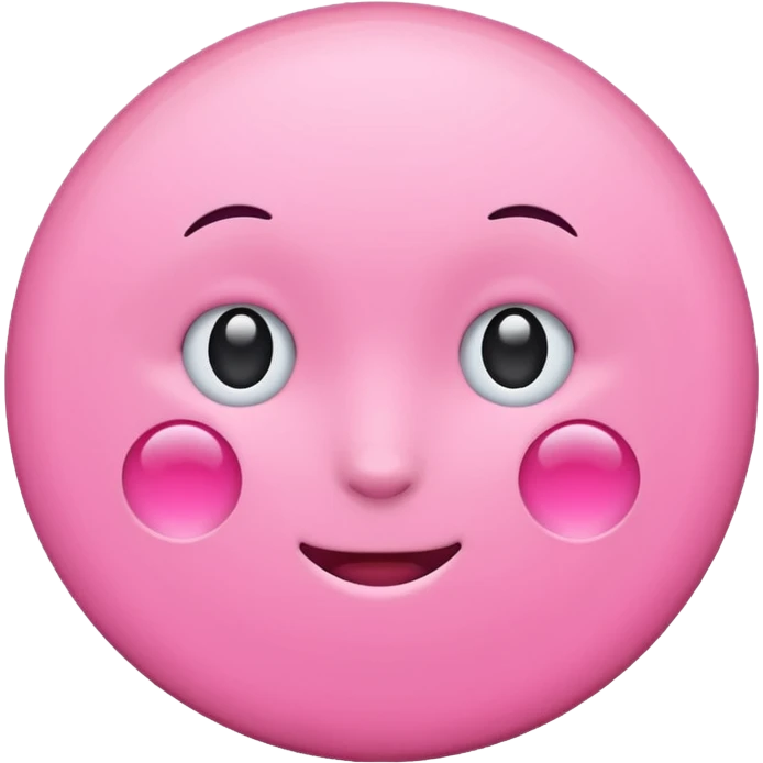 Pink circle emoji