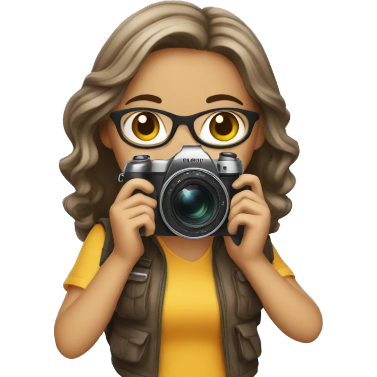 girls with camera emoji