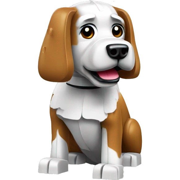 Lego dog emoji
