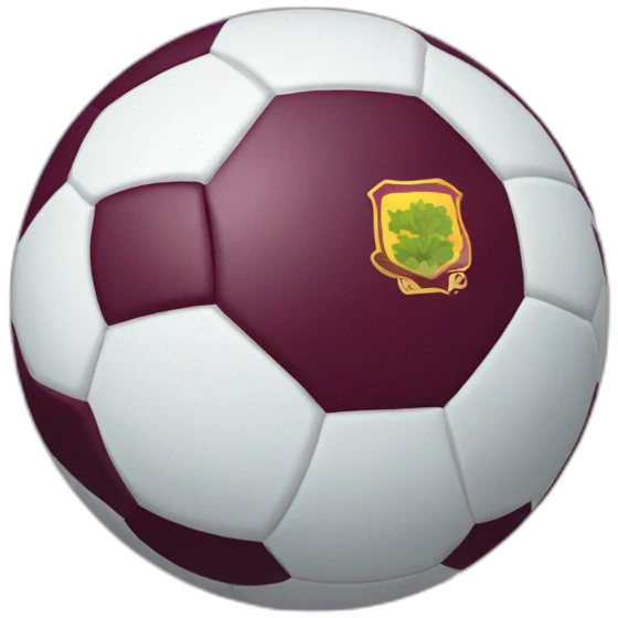 Burnley FC Football Badge 2023 emoji
