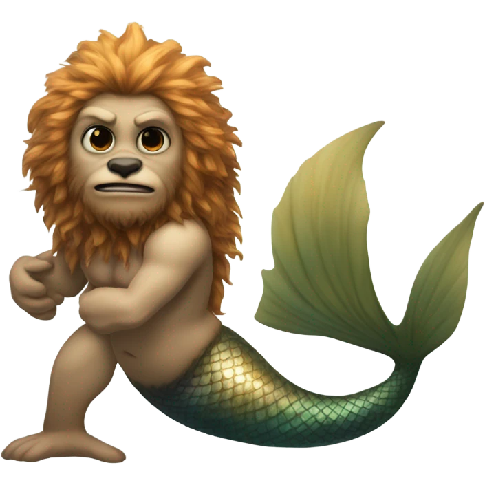 Mermaid sasquatch  emoji