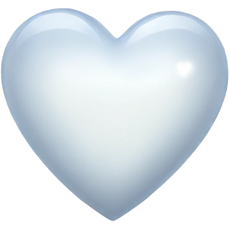 White heart gem  emoji