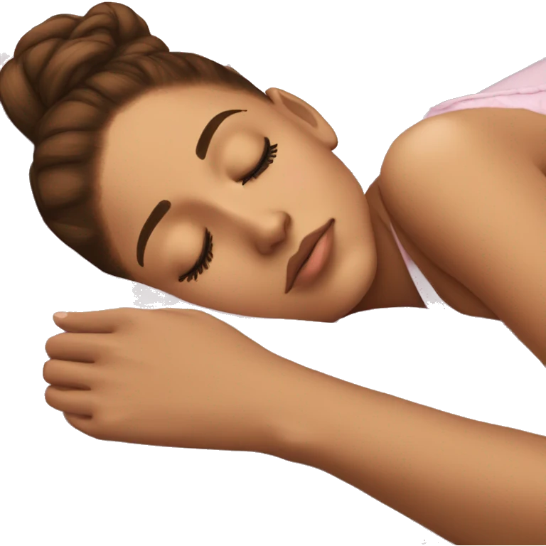 Ariana Grande sleeping emoji