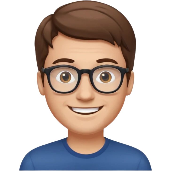 garcon blanc cheveux brun sociable qui discute avec des amis emoji