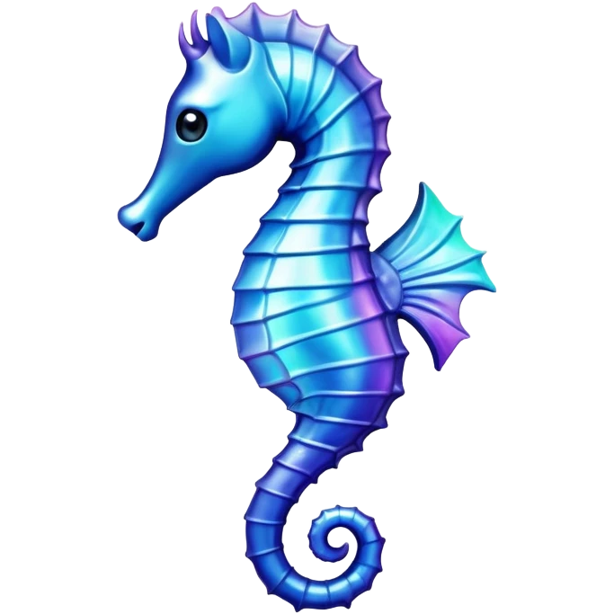 blue seahorse emoji