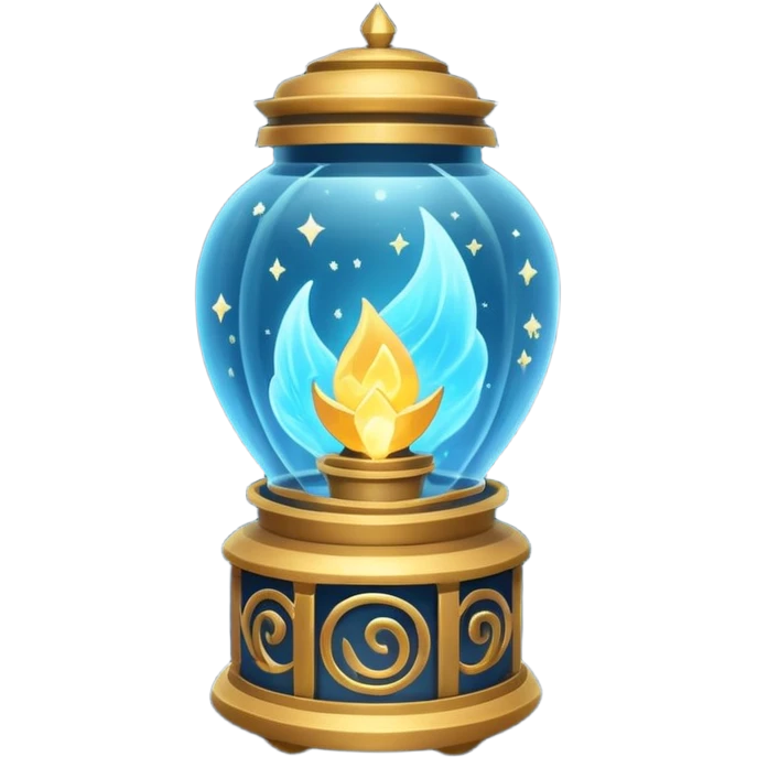 cosmic magic lantern object icon, floating lantern with arcane energy, swirling stars inside, glowing ancient runes, epic fantasy aura, 3D cartoon, mobile game icon style, centered, clean background, no text, no watermark
 emoji