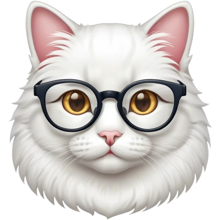 cat wearing a spectacle emoji