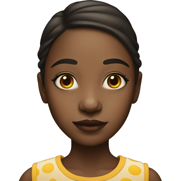 girl with faint clown makeup emoji