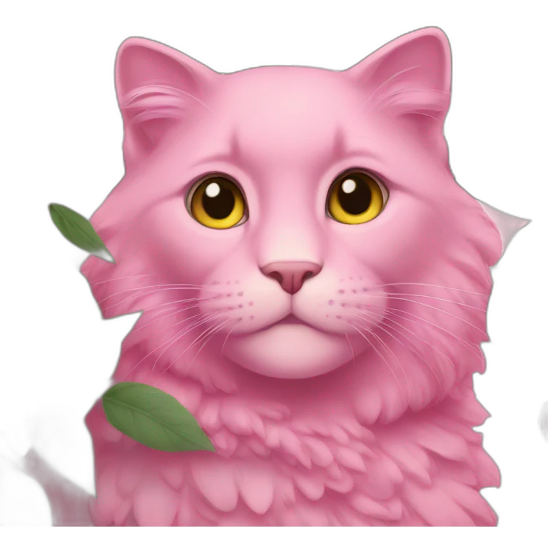 Cacca color rosa emoji