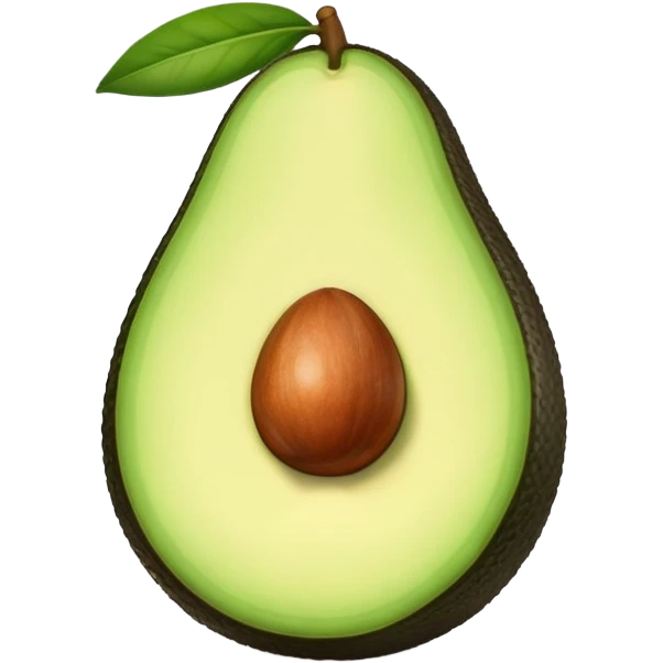 sad realistic avocado emoji
