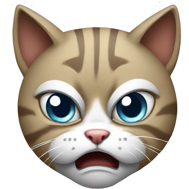angry cat emoji