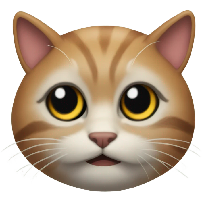 klitten with fake eyelashes emoji