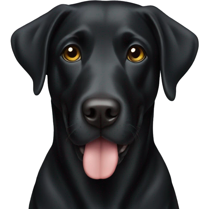 Black Labrador emoji