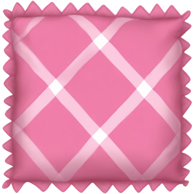 Pink blanket plaid emoji