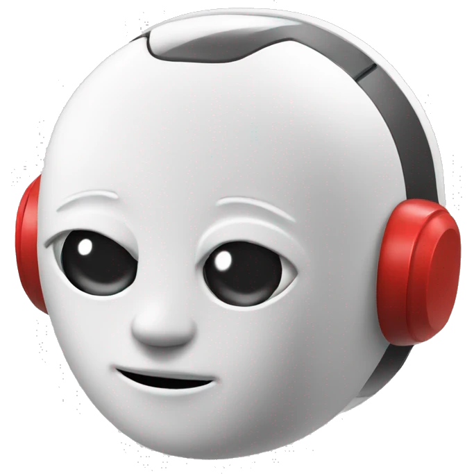 Ai chat bot - in red emoji
