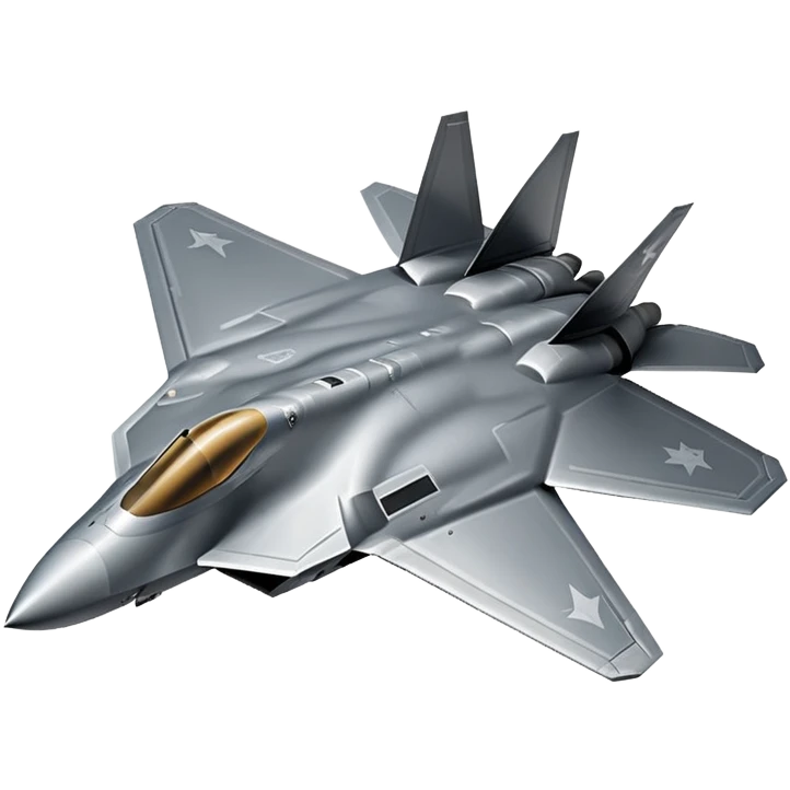 F-22 Raptor fighter jet emoji