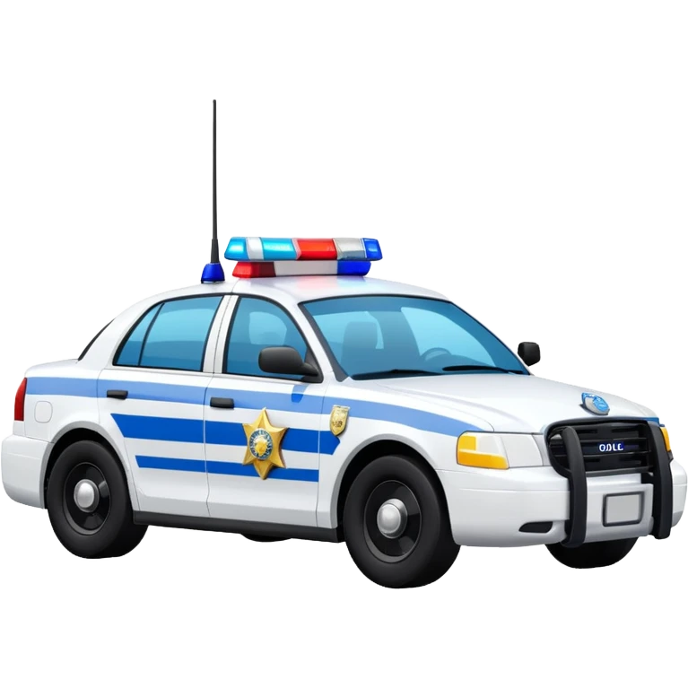 police cruiser emoji