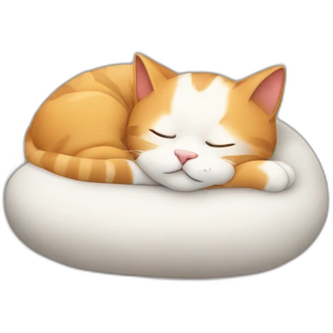 sleeping cat emoji