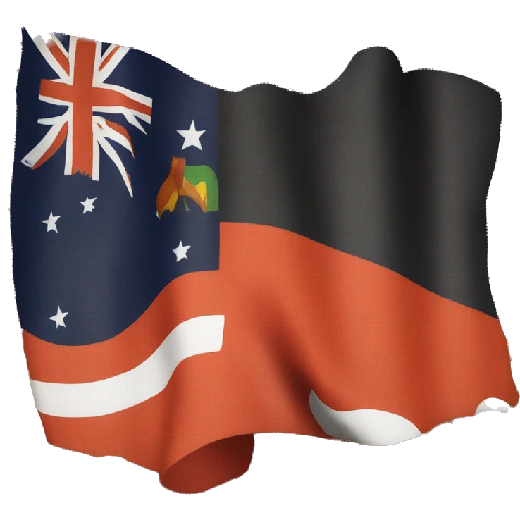Aboriginal Australian flag emoji