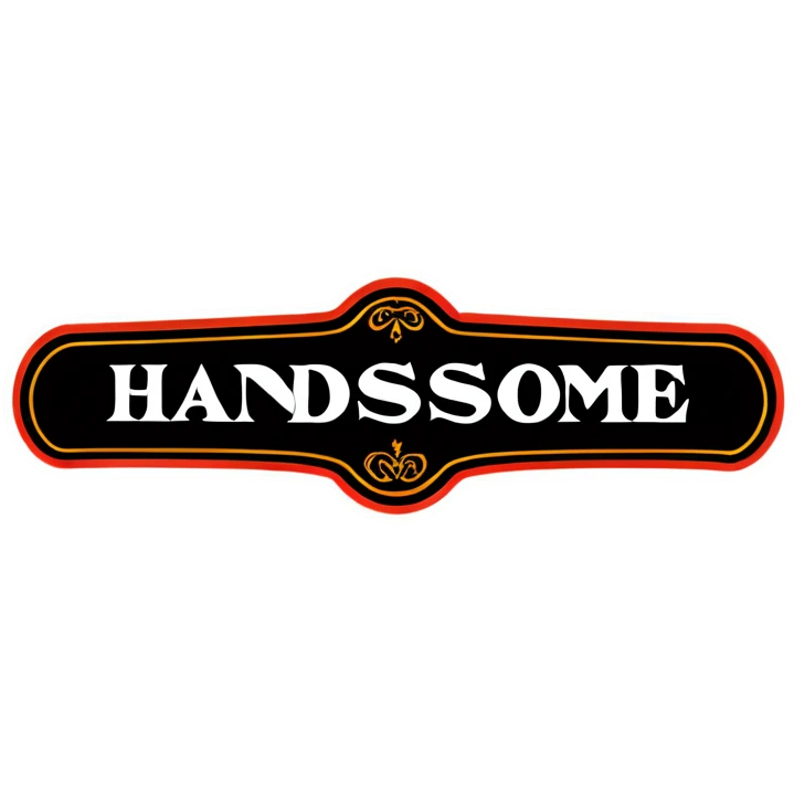 The word handsome  emoji