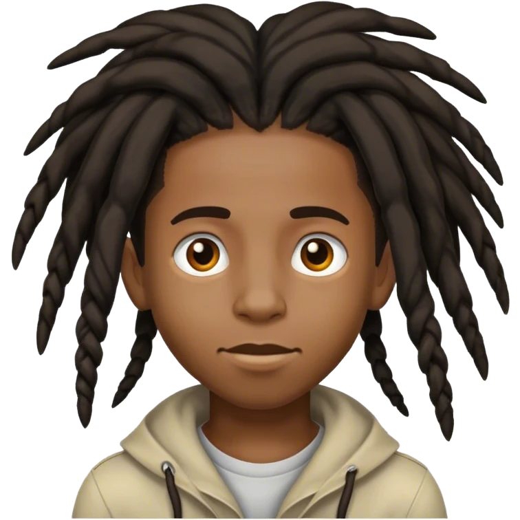 Bliss boy with dreads emoji
