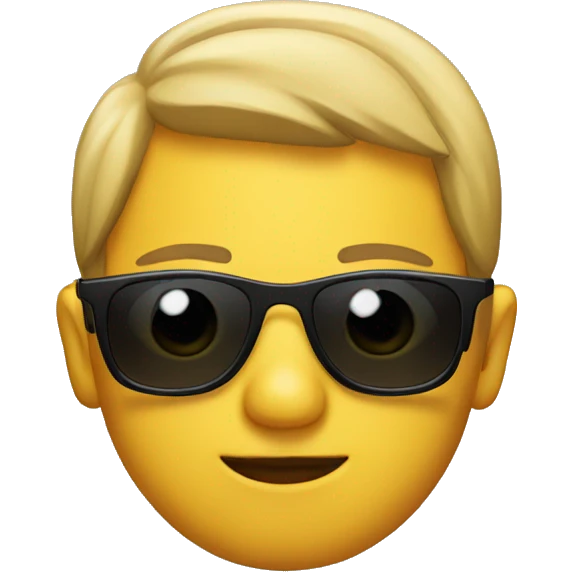 Peepee wearing sunglasses emoji