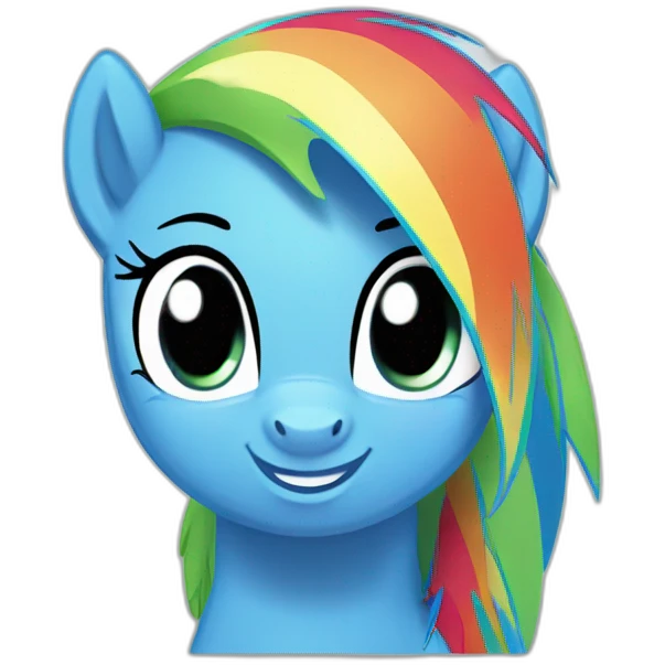 Rainbow dash emoji