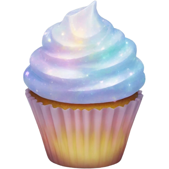 opal crystal cupcake emoji