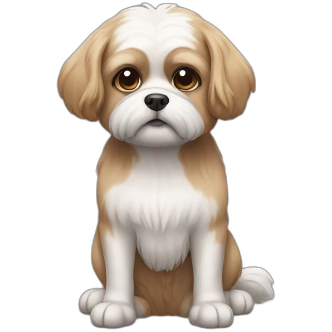 Perrito shitzu emoji
