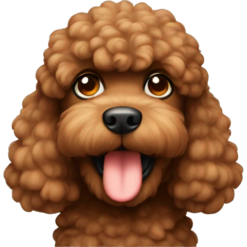 brown pudel  emoji