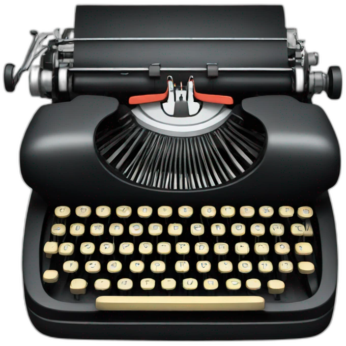 typewriter emoji