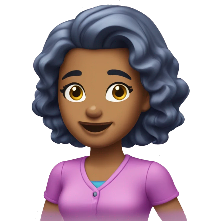 Polly Pocket's expression emoji