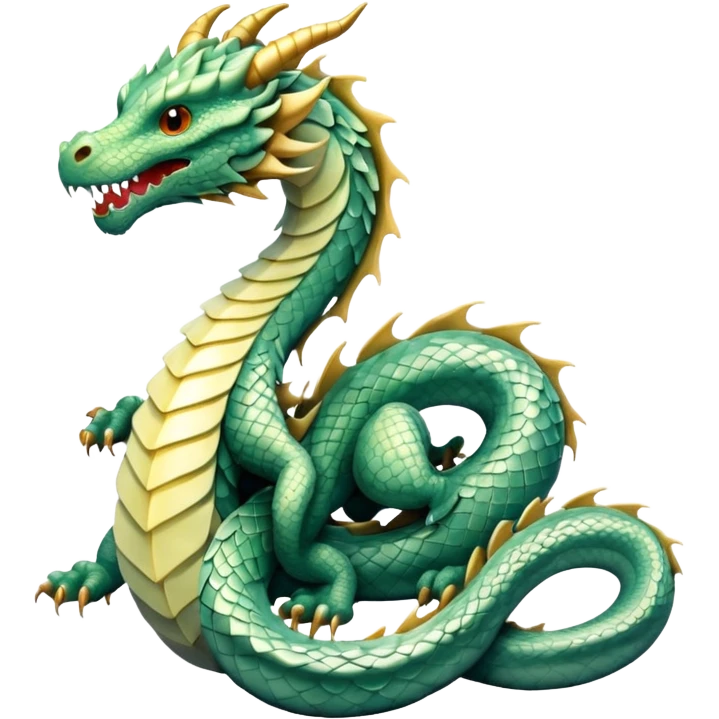 dragon White  emoji