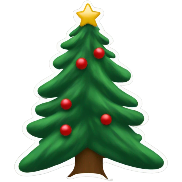 UGA Christmas tree emoji