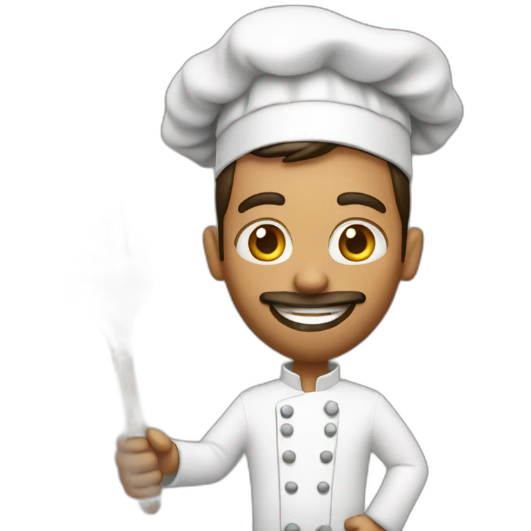 chef holding spatula emoji