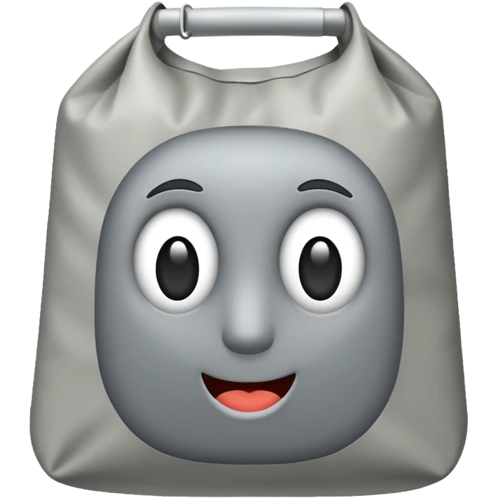 CEMENT BAG WITHOUT FACE emoji