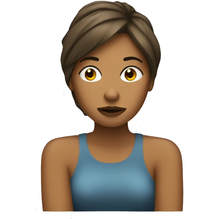 Women bored emoji