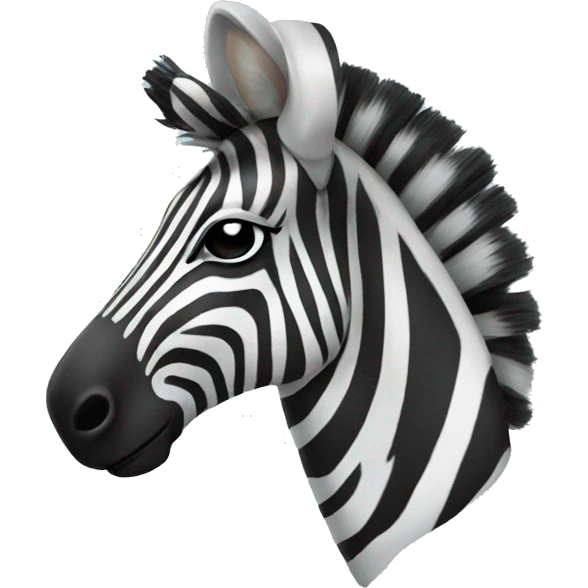 zebra with headphones emoji