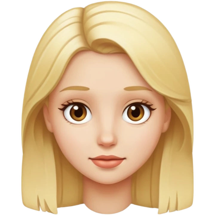 Blonde girl emoji