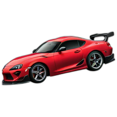 Supra car and drifting emoji