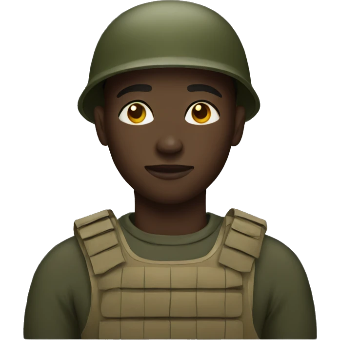 African soldier emoji