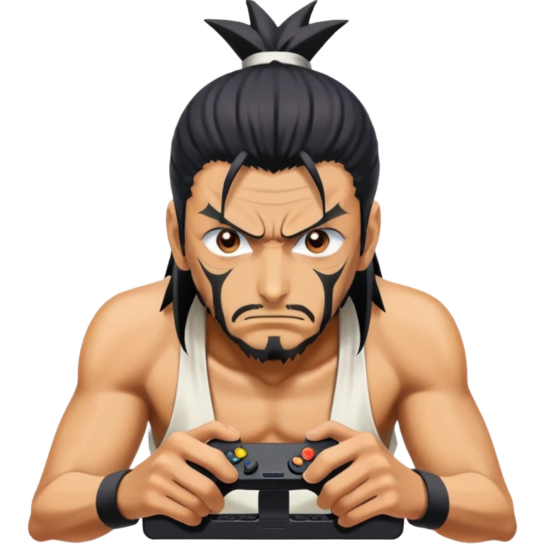 Kenpachi play competer games emoji